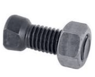 PIECES UNIVERSELLE PAG* - VISSERIE AGRICOLE* - BOULON CONIQUE M12X42 12.9 Ovlac