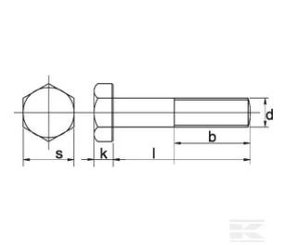 PIECES UNIVERSELLE PAG* - VISSERIE* - Boulon 10x50 10.10