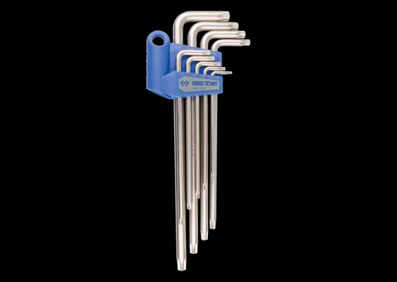 OUTILLAGE PLS* - OUTILLAGE A MAIN* - Jeu de 9 clés torx longues percées King Tony