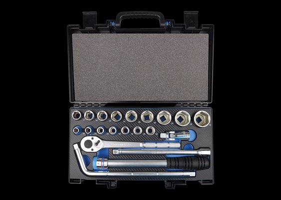 OUTILLAGE PLS* - OUTILLAGE A MAIN* - Coffret de douilles et accessoires 1/2" - 21pièces King Tony