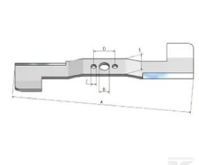 Materiels - KRAMP - Lame D p/CG 460 mm 82004345/1