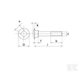 PIECES UNIVERSELLE PAG* - VISSERIE* - BOULON M12X45 TBCC