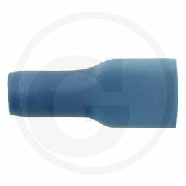 ELECTRICITE ECLAIRAGE PLS* - ELECTRICITE ECLAIRAGE* - Cosses baïonnettes isol. bleu, 6,3 x 0,8 mm, pour câbles de 1,5 à 2,5 mm²