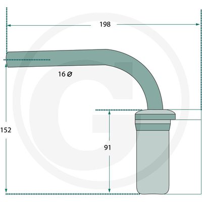 CABINE PLS* - ACCESSOIRES CABINES* - Bras de rétroviseur gauche/droit