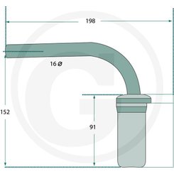 CABINE PLS* - ACCESSOIRES CABINES* - Bras de rétroviseur gauche/droit
