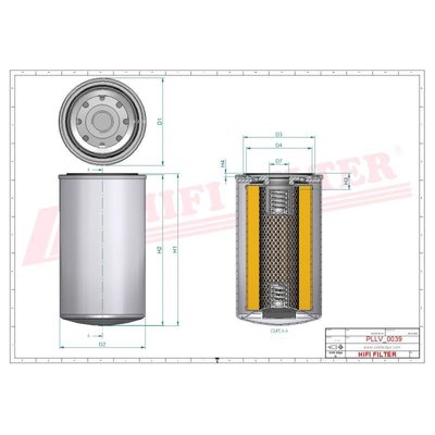 PIECES TRACTEUR PAG* - FILTRATION* - FILTRE HUILE LAMBORGHINI