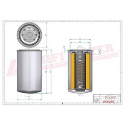 PIECES TRACTEUR PAG* - FILTRATION* - FILTRE HUILE LAMBORGHINI