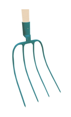 BRICOLAGE JARDINAGE PLS* - DIVERS* - Fourche à fumier 4 dents avec manche 130cm