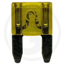 ELECTRICITE ECLAIRAGE PLS* - ELECTRICITE ECLAIRAGE* - Fusibles mini plats20A DIN 72 581, jaune