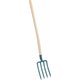Fourche a becher 4 dents avec manche 100cm Forge de Magne