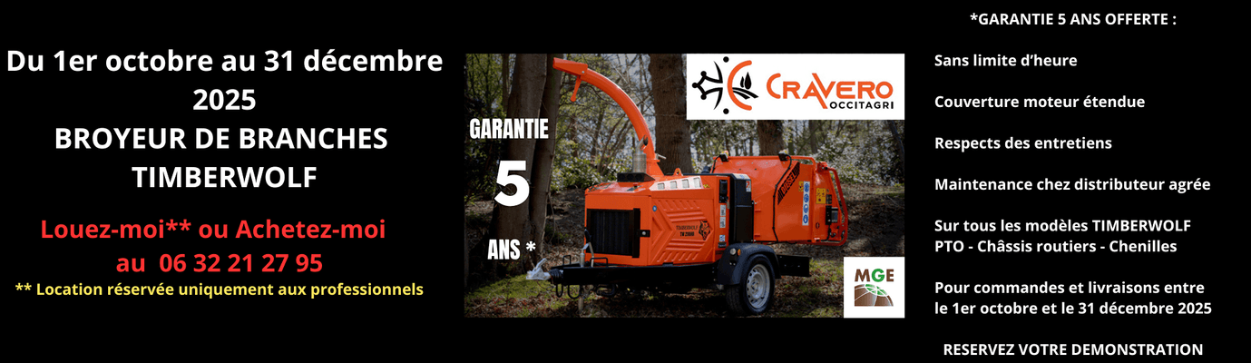 offre broyeur timberwolf