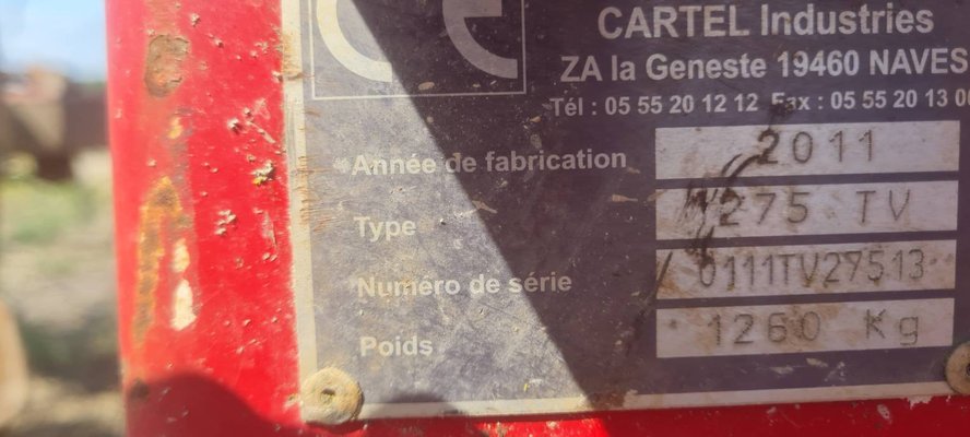 Gyrobroyeur Silofarmer BS 275