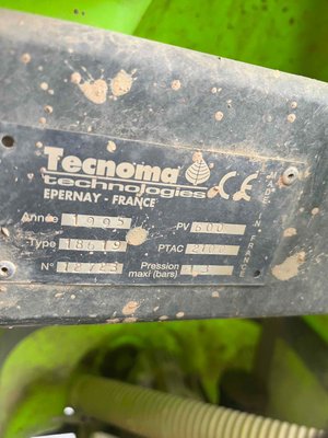 Pulvérisateur porté Tecnoma TX1000